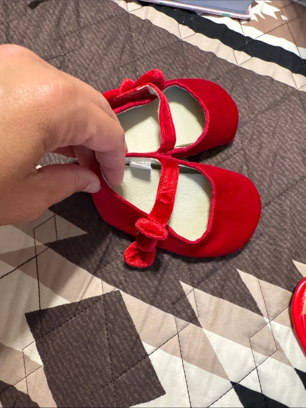 Red Girls' Bow Mary Jane & Sandal Set - Kids Shoes